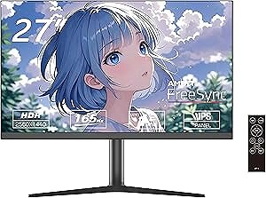 WIS ウィズ 27QS165H ブラック 27インチゲーミングモニター