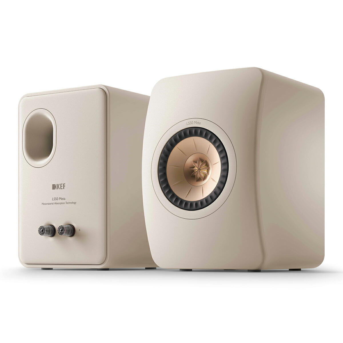 【5年間延長保証込】KEF JAPAN LS50 Meta Sand Shell(サンドシェル) HiFi スピーカー ペア 【当店のKEF製品は国内正規代理店品です】ブックシェルフ 91,715円