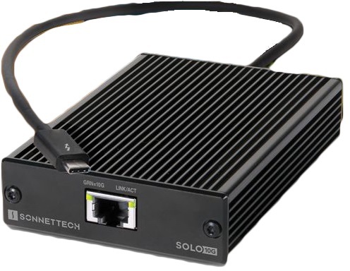 Sonnet Technologies Solo 10G - Thunderbolt3繋ぎ合わせる 10GbE取り替えっこアダプタ SOLO10G-結核症3