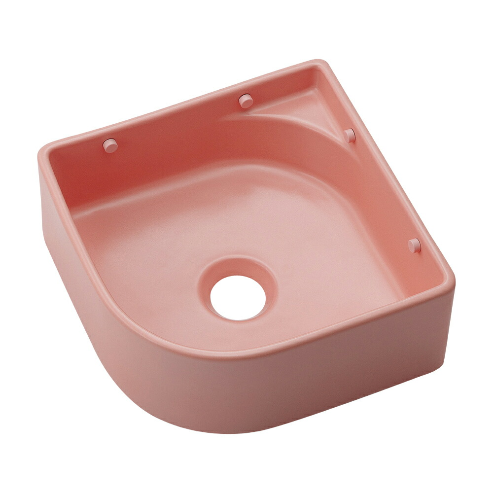 KAKUDAI カクダイ 壁掛手洗器 フロストピーチ 493-244-P
