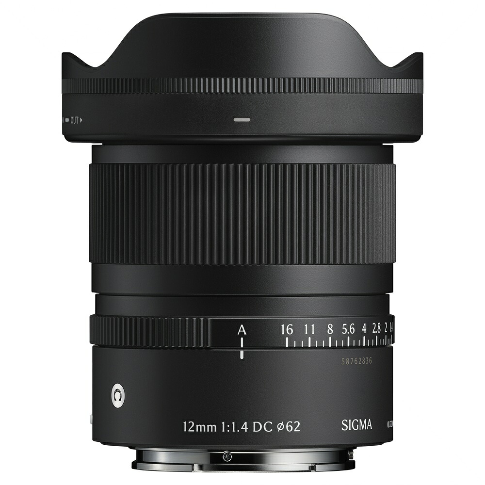【ご購入前に、納期お問合せください】 SIGMA シグマ 12mm F1.4 DC | Contemporary ソニー E マウント用 超広角単焦点レンズ Sony E mount ミラーレス専用　APS-C対応 【受注後、納期約2週間かかります】