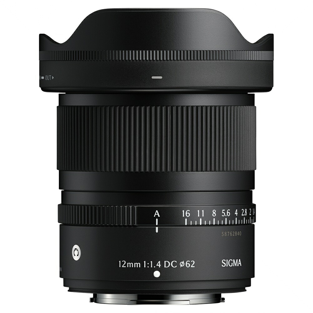 【ご購入前に、納期お問合せください】 SIGMA シグマ 12mm F1.4 DC | Contemporary 富士フイルムXマウント用　超広角単焦点レンズ FUJIFILM X mount ミラーレス専用　APS-C対応 【受注後、納期約2週間かかります】