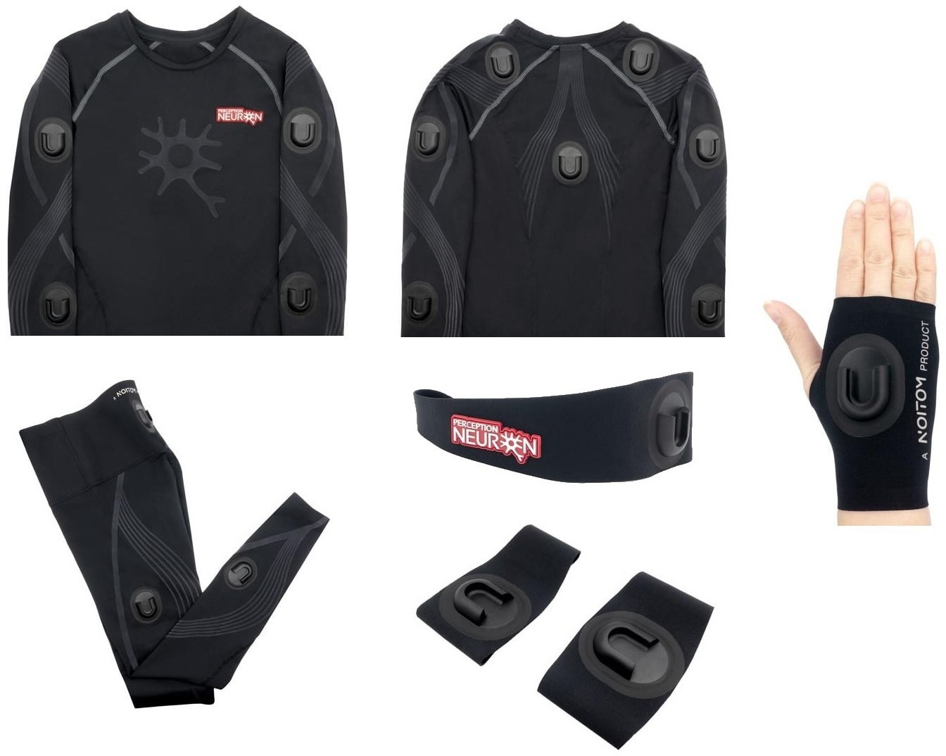 NOITOM モーションキャプチャー Perception Neuron 3用上半身背広(XL大いさ) NEURON3/COMPRESSION/SUIT-XL USBグッズ-PCアクセサリー