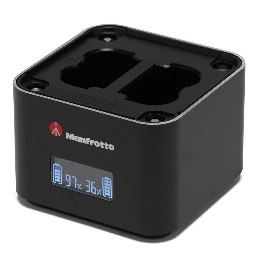 Manfrotto マンフロット MANPROCUBEF Pro CUBE3 ツインチャージャー 富士フイルム用