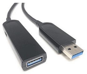 スペクトル USB3.2Gen1（USB3.0）対応/転送速度5Gbps/USB光ハイブリット延長ケーブル 15m/SSB05-15｜エムスタ