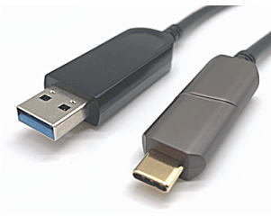 スペクトル USB3.2 Gen2対応USB Type-C - Type-A光ハイブリッド延長ケーブル 30m SSG07-30|エムスタ