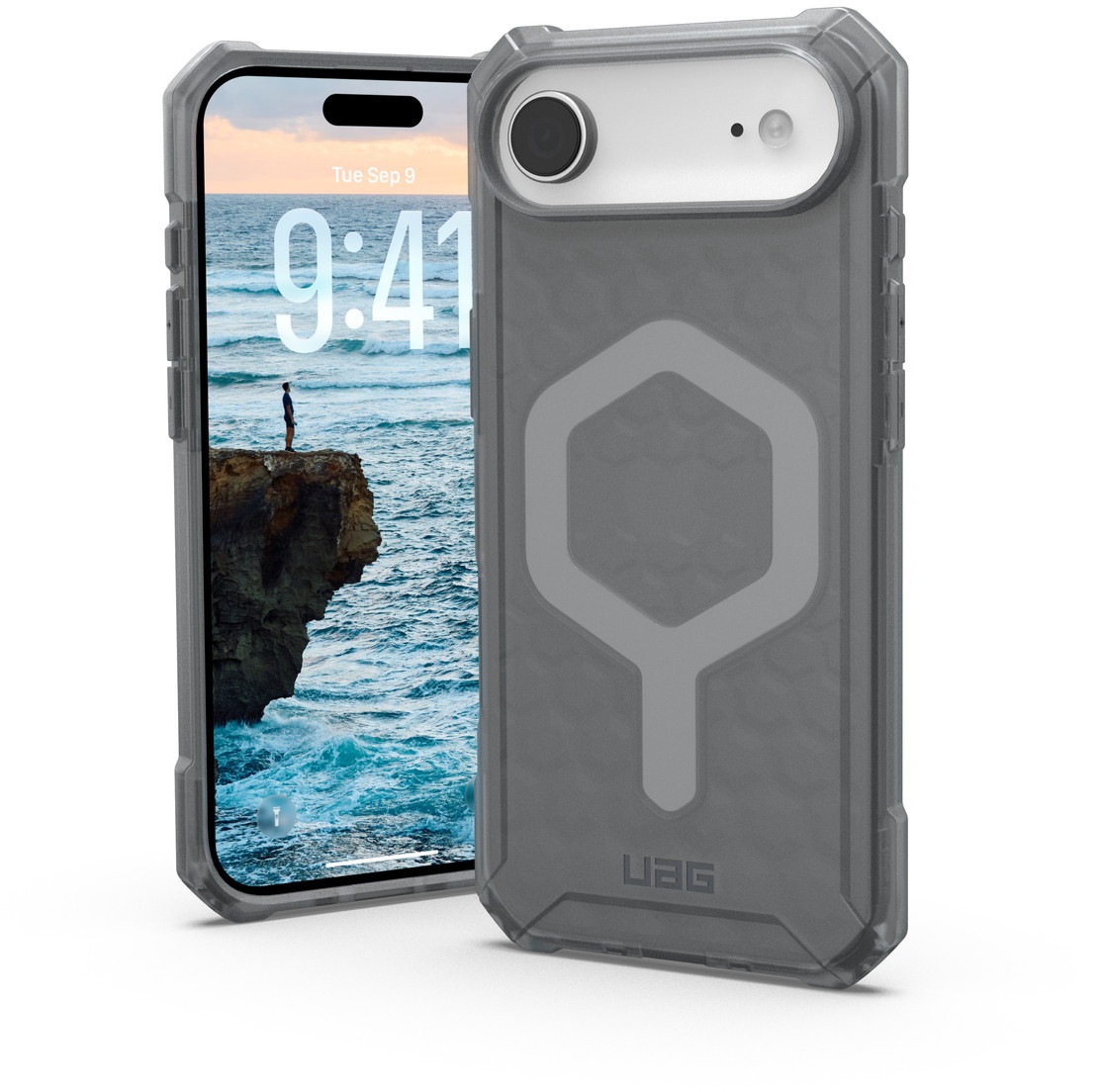 Urban Armor Gear UAG iPhone Air対応耐衝撃ケース ESSENTIAL ARMOR MAGSAFE アッシュ UAG-IPH25LB-EMS-AS