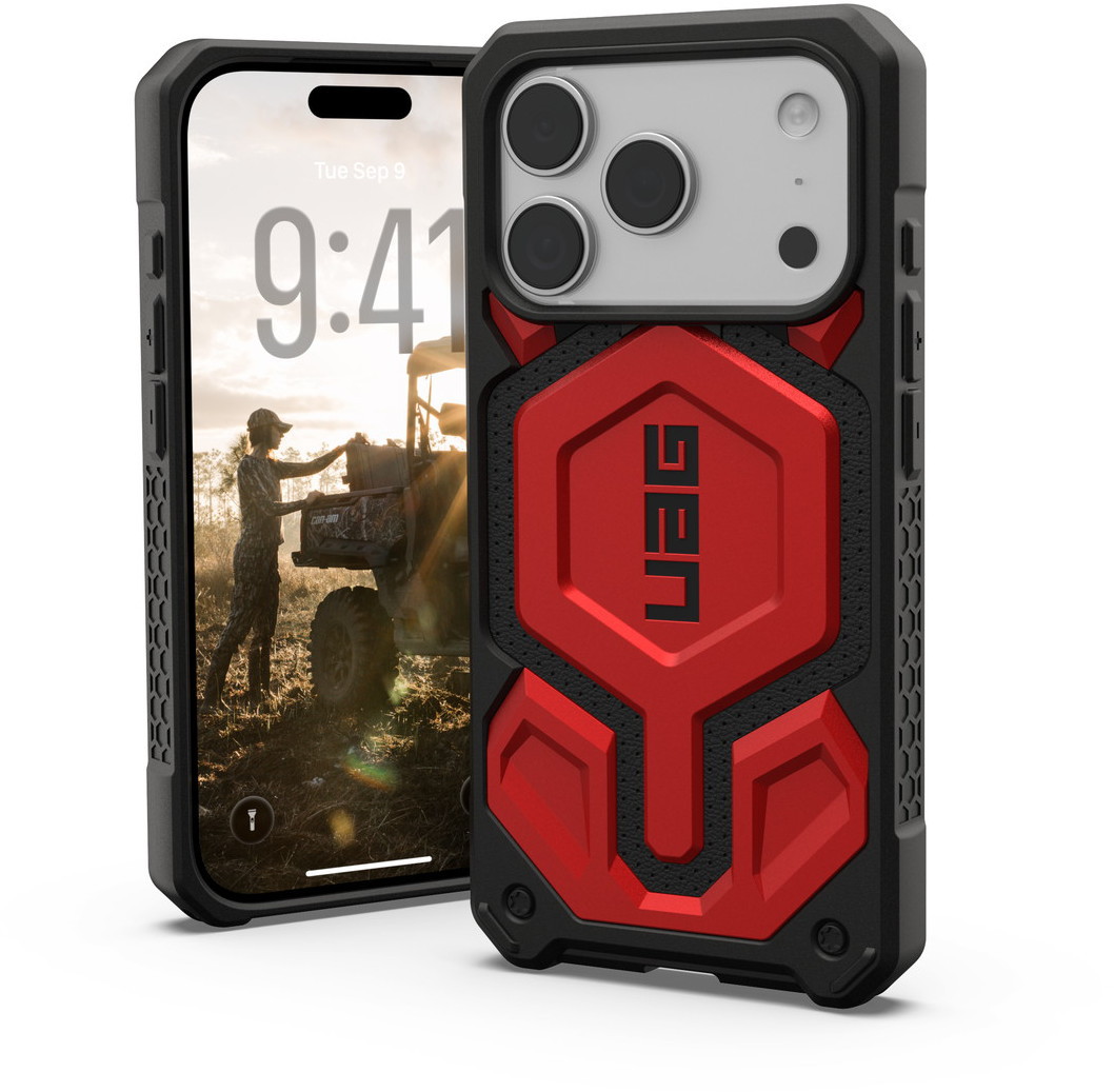 Urban Armor Gear UAG iPhone 17 Pro相応う耐衝撃容れもの MONARCH PRO MAGSAFE クリムゾン UAG-IPH25MA-PMS-CR