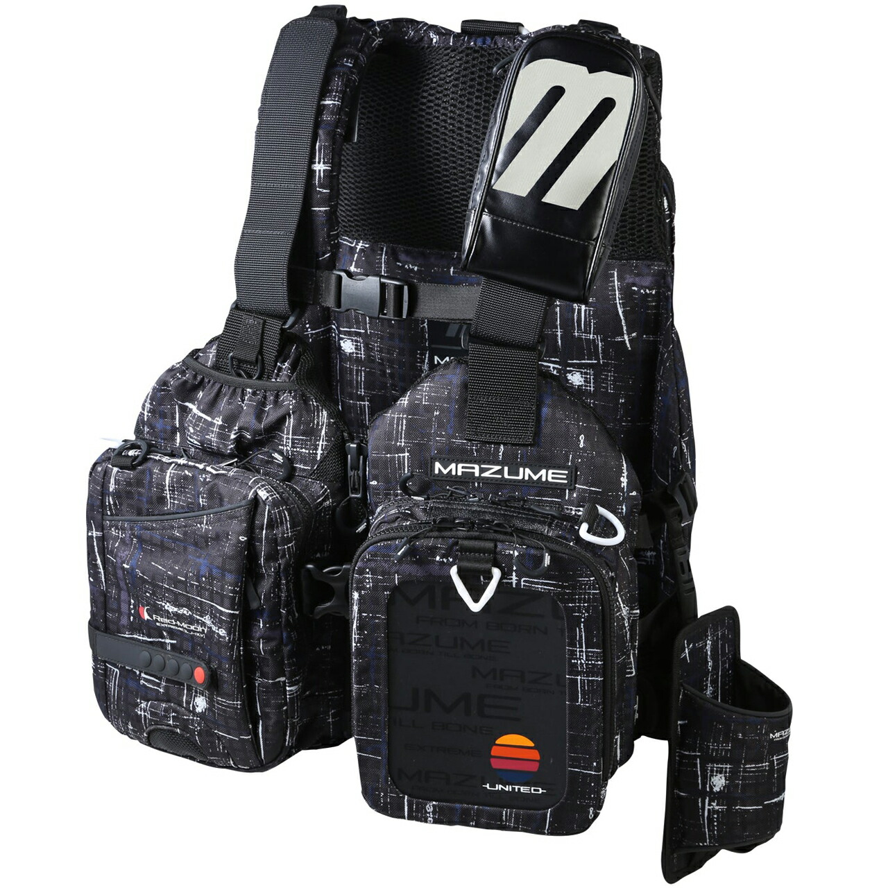 楽天市場】(5)マズメ レッドムーンライフジャケットV(MZLJ-250