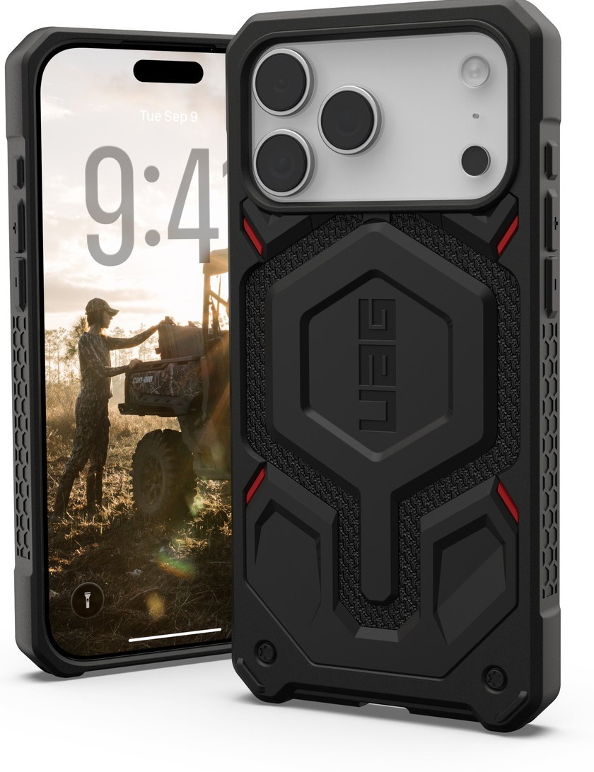 Urban Armor Gear UAG iPhone 17 Pro Max相応う耐衝撃容れもの MONARCH PRO KEVLAR MAGSAFE ケブラーブラック UAG-IPH25天使の都市-PMS-KB