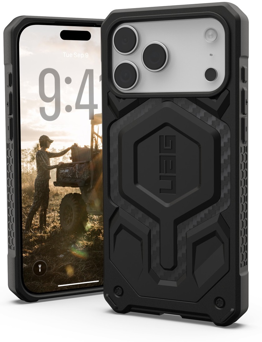 Urban Armor Gear UAG iPhone 17 Pro Max相応う耐衝撃容れもの MONARCH PRO MAGSAFE 炭素衣料繊維 UAG-IPH25天使の都市-PMS-CF