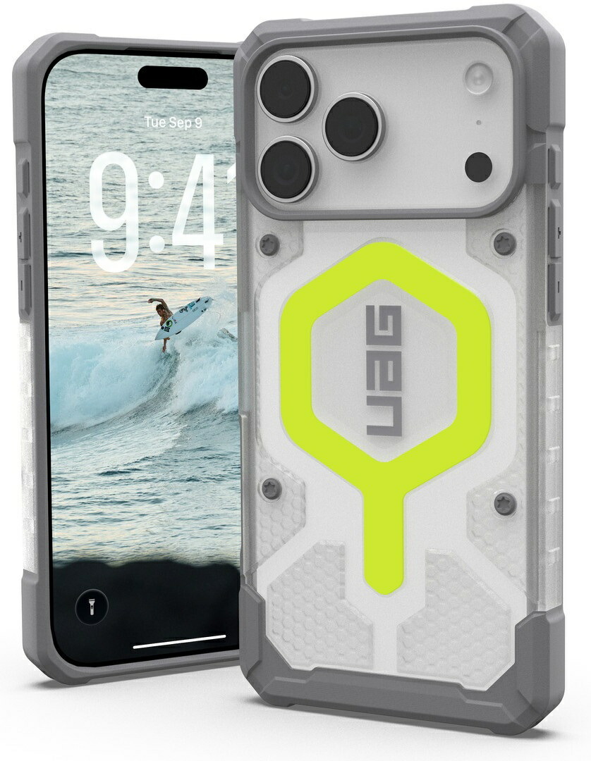 Urban Armor Gear UAG iPhone 17 Pro Max対応耐衝撃ケース PATHFINDER CLEAR MAGSAFE アクティブネオン UAG-IPH25LA-MS-AN 4,967円