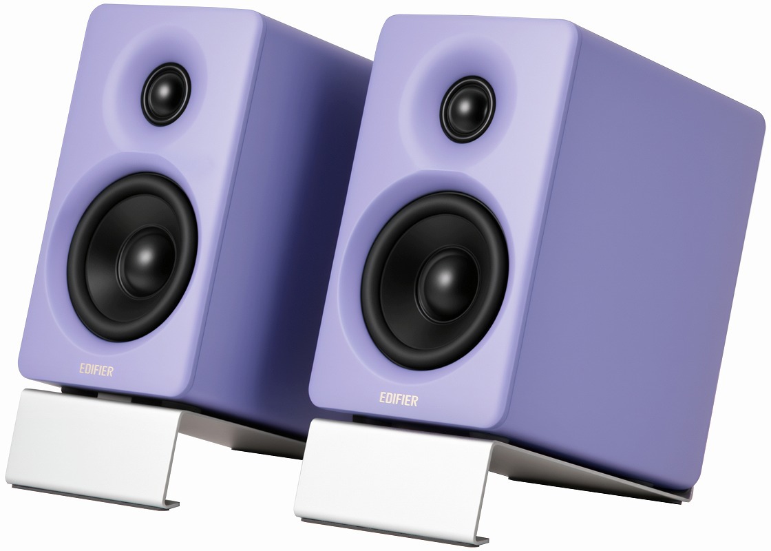 Edifier エディファイア コンパクトデスクトップ2.0スピーカー M60(ラベンダーパープル) 66W Bluetooth USB-C AUX3.5mm ED-M60-LP|エムスタ