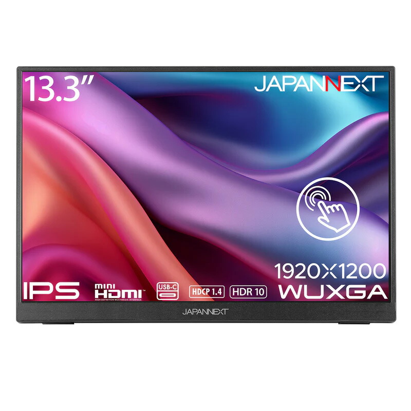JAPANNEXT ジャパンネクスト IPSダイアログボックスやとい入れる WUXGA相応う13.3型液晶見せびらかす 可動性 タッチパネル 2年引き受ける JN-MD-IPS133WU-T 単品買いもとめるのみ可（区別不能商いものであれば複数形買いもとめる可） クレディットカード 必要経費取り替えっこ決済のみ