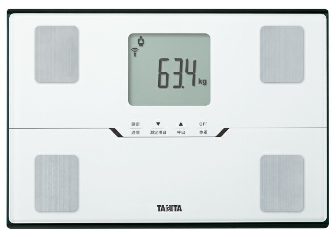 TANITA タニタ BC-768 WH(パールホワイト)　体組成計　乾電池式