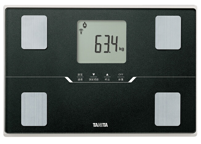 TANITA タニタ BC-768 BK(メタリックブラック)　体組成計　乾電池式