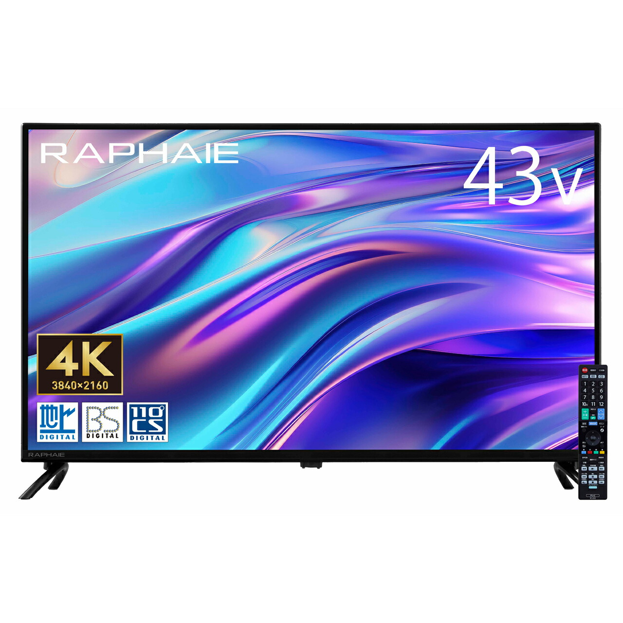 DOSHISHA ドウシシャ RL43RD02 43V型 4K 液晶テレビ RAPHAIE ラファイエ メーカー直送品のため【単品購入のみ】【クレジット決済・銀行振込のみ】 【日時指定不可】商品になります。
