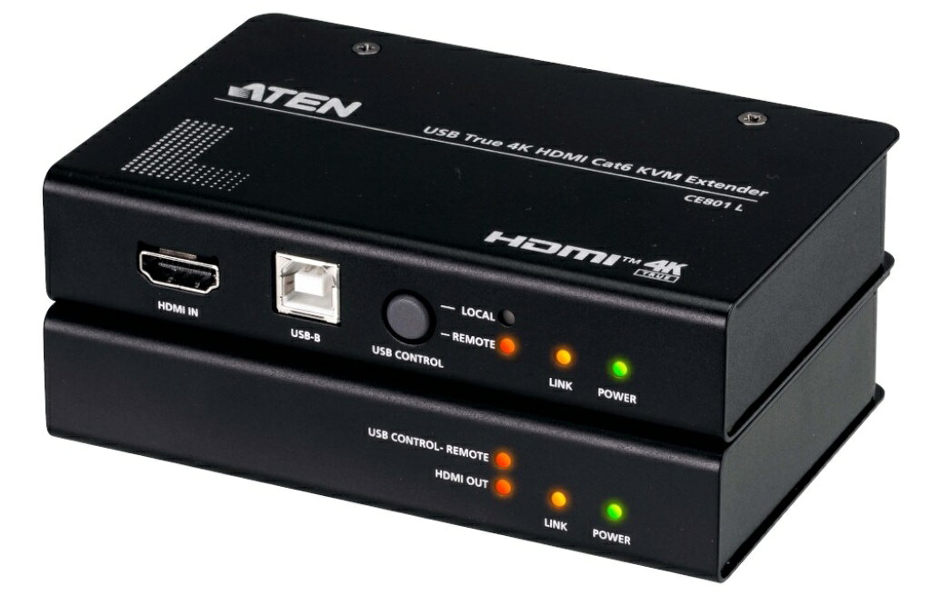 ATEN エーテン USB HDMI Cat 6 KVMエクステンダー(4K60p @ 70m) CE801/ATEN