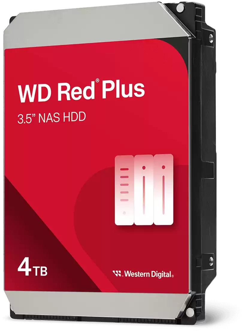 WESTERN DIGITAL ウエスタンデジタル WD Red Plus Internal NAS HDD 3.5インチ -4 TB WD40EFZZ