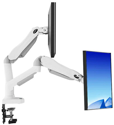 Owltech オウルテック 屁っ放り発条式管する手/13-30in大きさ管する相応う/デュアル画面/白いこと HNDS31W