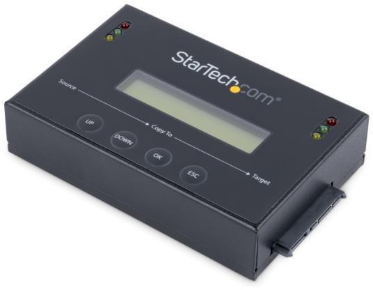 StarTech.com HDD/SSDデュプリケーター/1対1/スタンドアロン型/LCD搭載/OS非依存 独立型データ復旧ツール SATDUP11|エムスタ