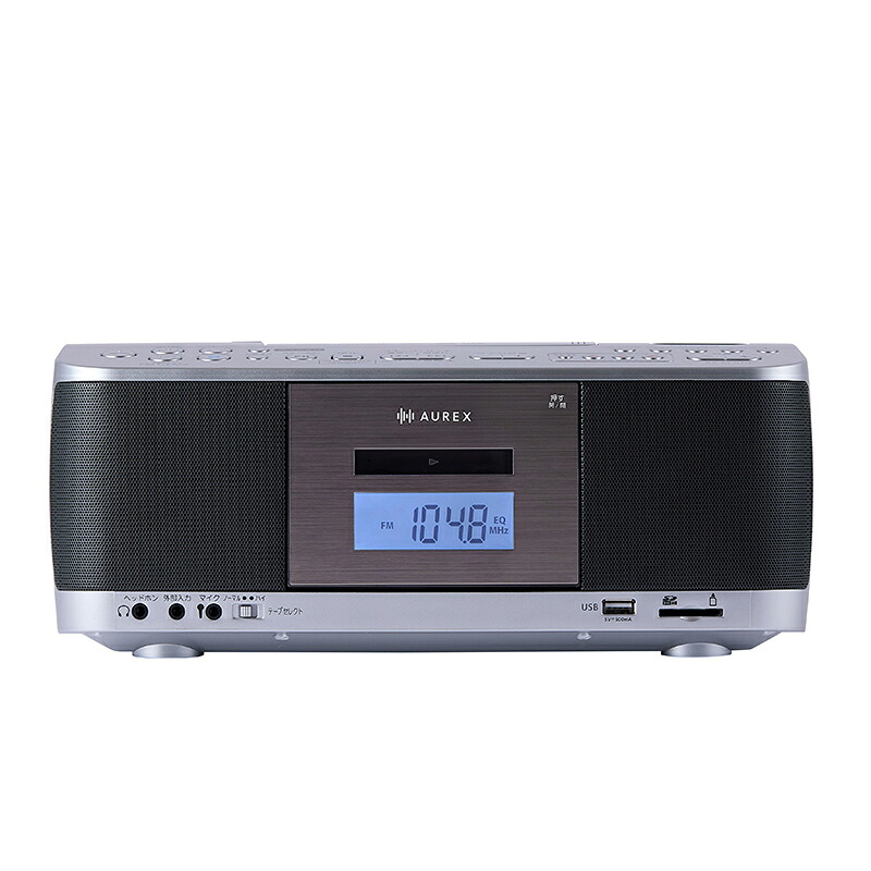 TOSHIBA 東芝 AX-KCR70（S）しろがね色 SD/USB/CDラジオカセットレコーダー