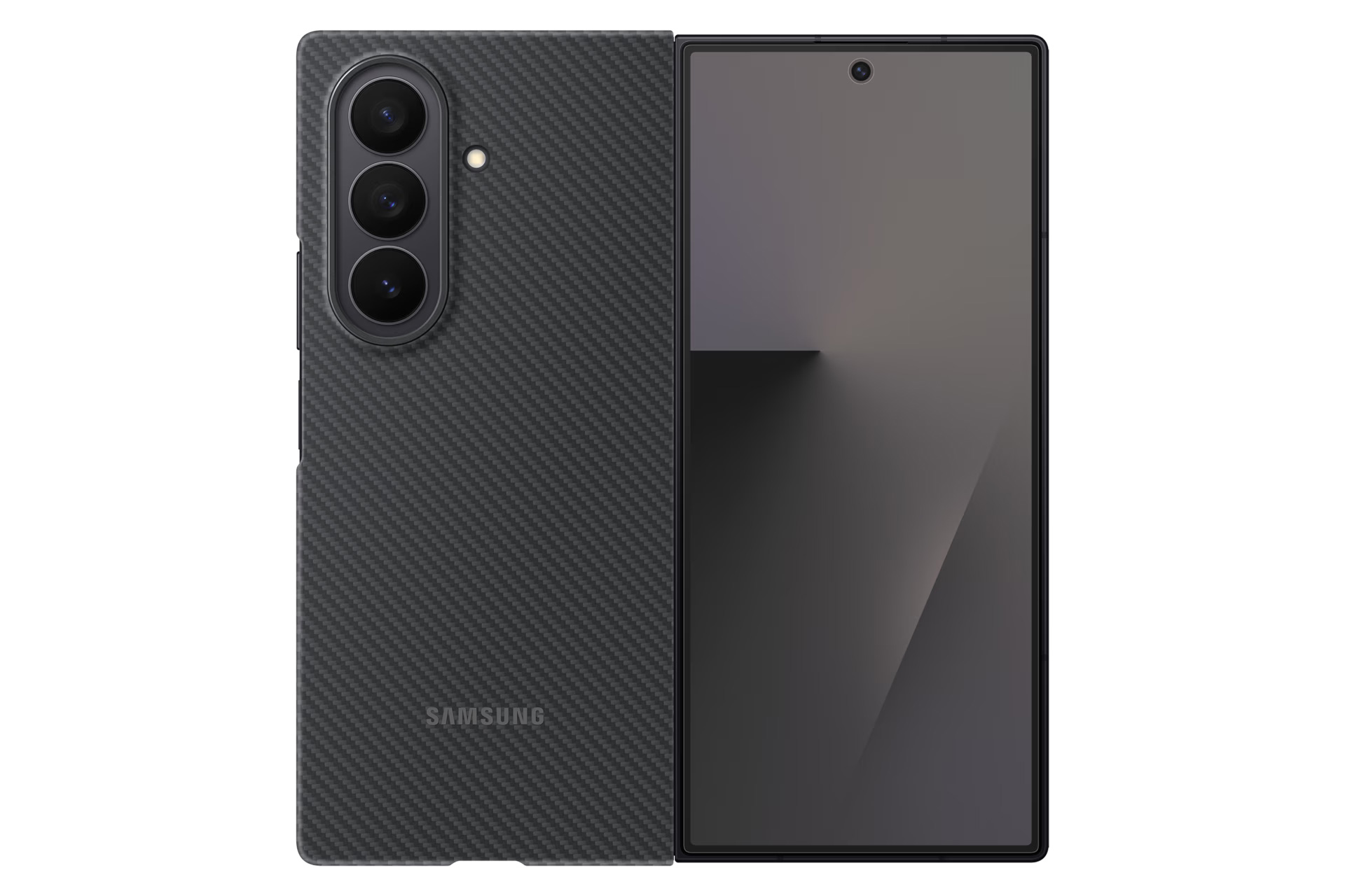 サムスン電子ジャパン EF-XF966SBEGJP Samsung Galaxy Z Fold7 Carbon Shield Case