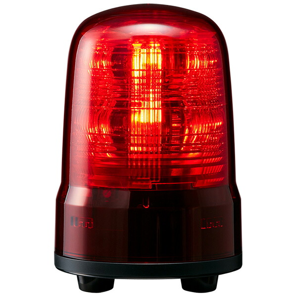 PATLITE パトライト 小型LED回転灯 赤 DC12～24V SF08-M1JN-R