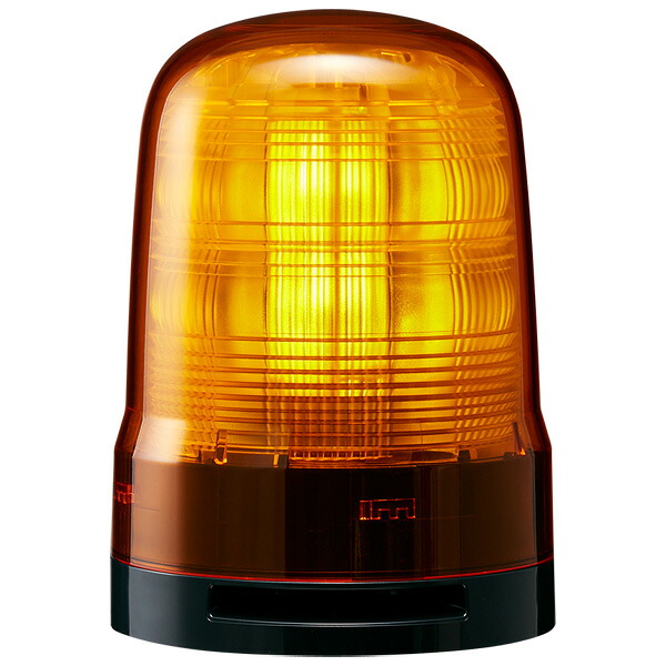 PATLITE パトライト 中型LED回転灯 黄 AC100～240V ブザー付き SF10-M2KTB-Y