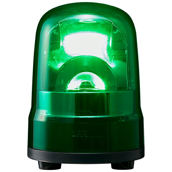 PATLITE パトライト 中型LED回転灯 緑 DC12～24V SKH-M1T-G
