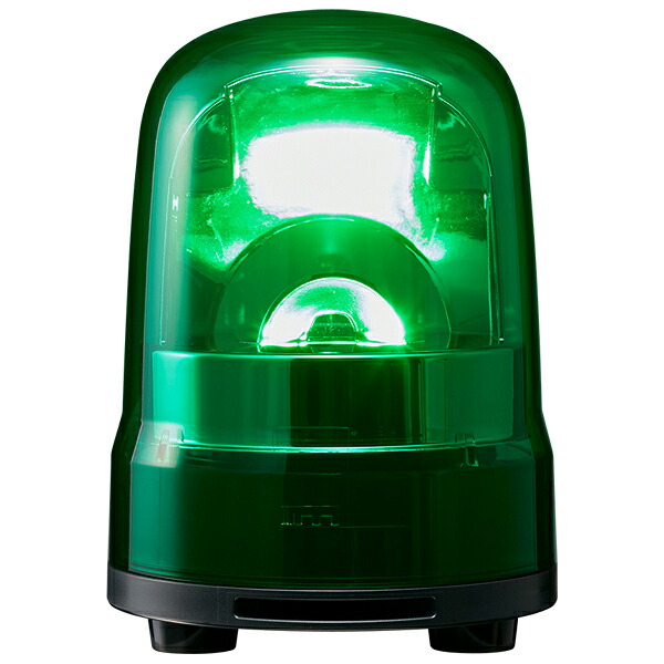 PATLITE パトライト 中型LED回転灯 緑 AC100～240V ブザー付き SKH-M2JB-G