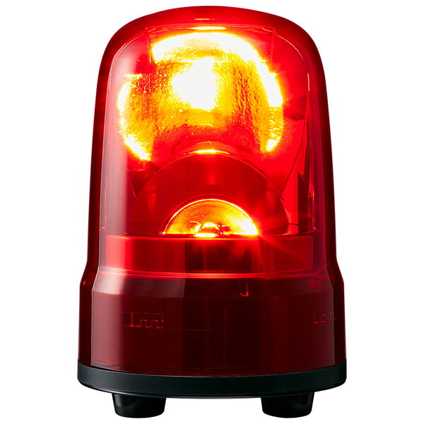 PATLITE パトライト 小型LED回転灯 赤 AC100～240V SKS-M2J-R