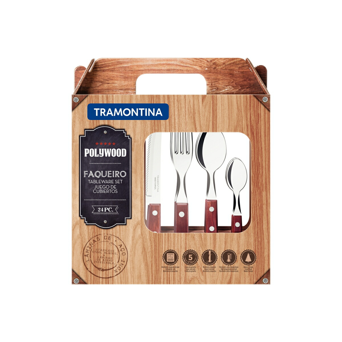 TRAMONTINA トラモンティーナ テーブルウェア 24pc 21199/705