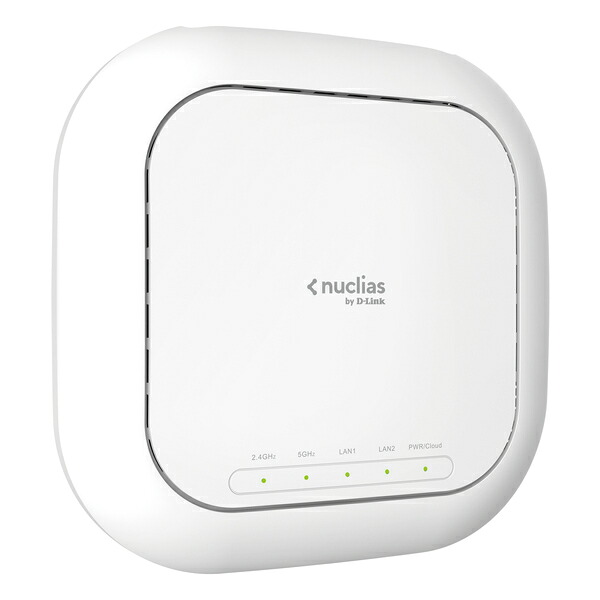 D-Link Nuclias Cloud相応うWi-Fi6無線電話メモリアクセス尖んがり ax(2×2) 屋内用 PoE(802.3at)受電相応う DBA-X1230P/A1