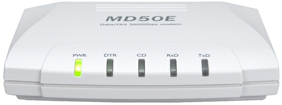 マイクロ問い合わせ RS-232C外後ばらい型資料/FAXモデム MD50ER