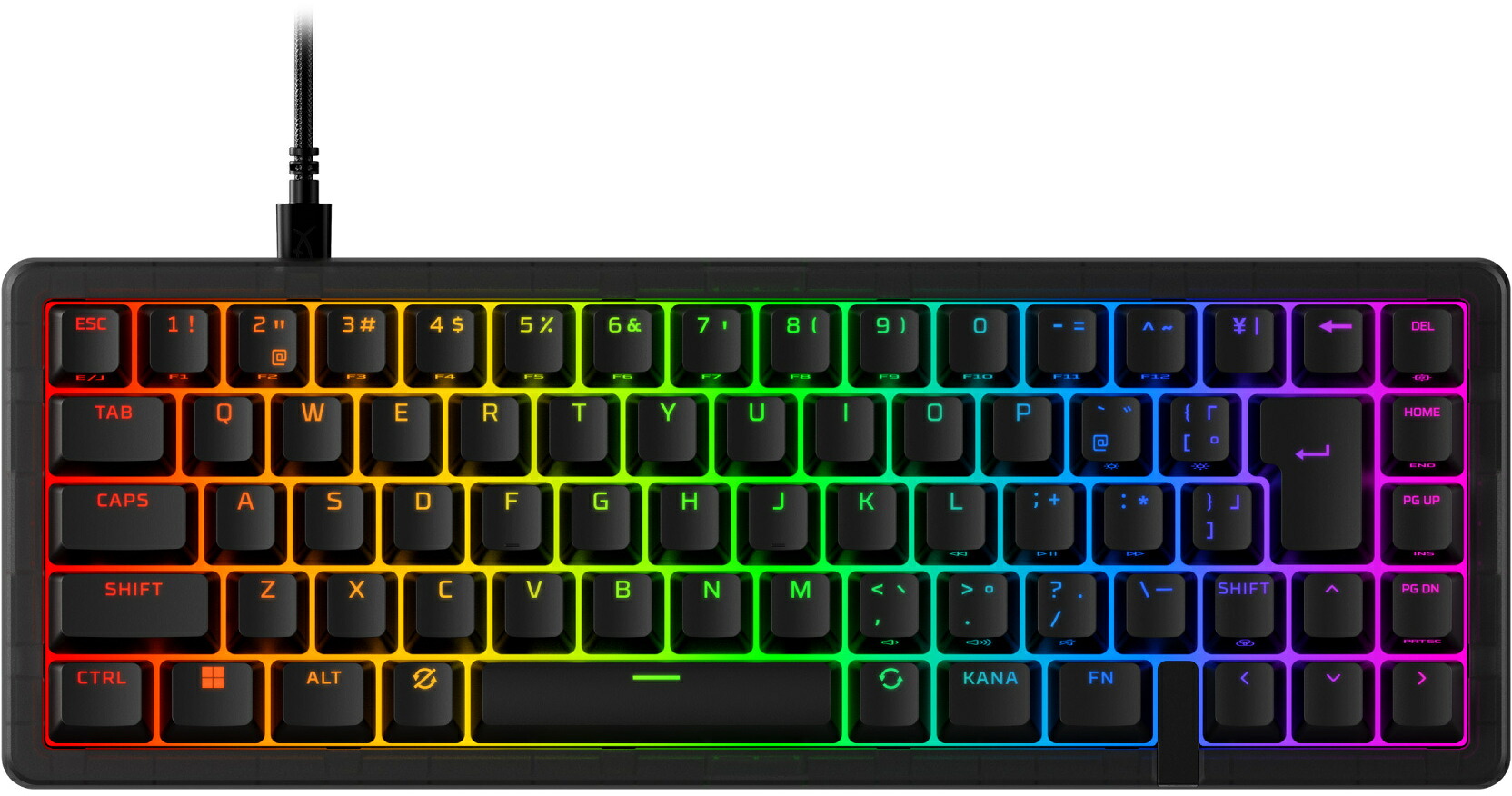 HyperX ハイパーエックス Origins 2 65 ゲーミングキーボード 機械的 USB-A 日本語割りつける 65%レイアウト HXR-B4QS3AA#ABJ