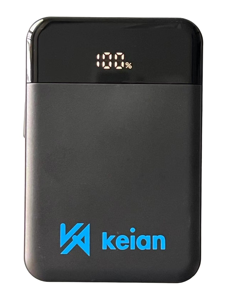 恵安 KPOWER-BLACK 準個体・燃えにくいモバイルバッテリー KPOWERシリーズ PSE認証済み KPOWER-BLACK