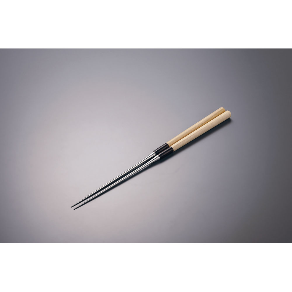 TKG 遠藤商事 極上白木柄 盛箸(積層強化木柄付) 300mm