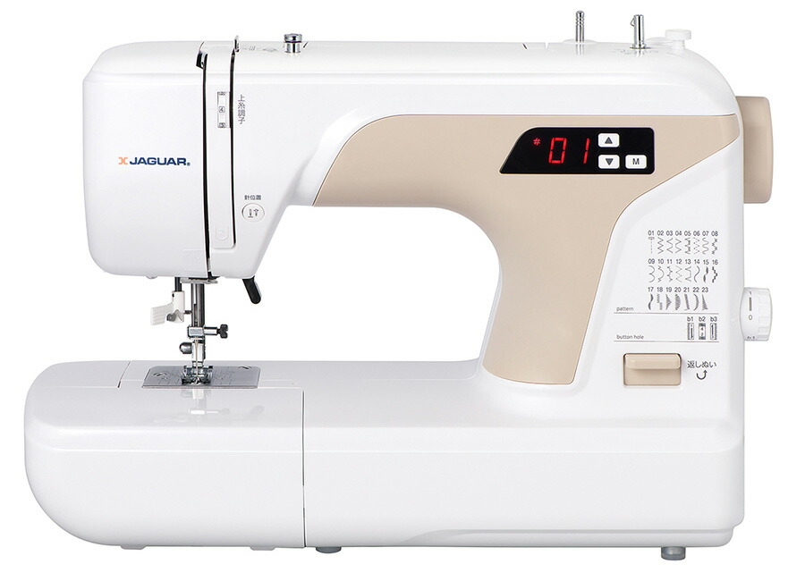 KOIZUMI 小泉成器 ミシン おすすめ コンピューターミシン JAGUAR KJM-310 W ミシン初心者でも使いやすい！実用的な機能を備えたコンピューターミシン。