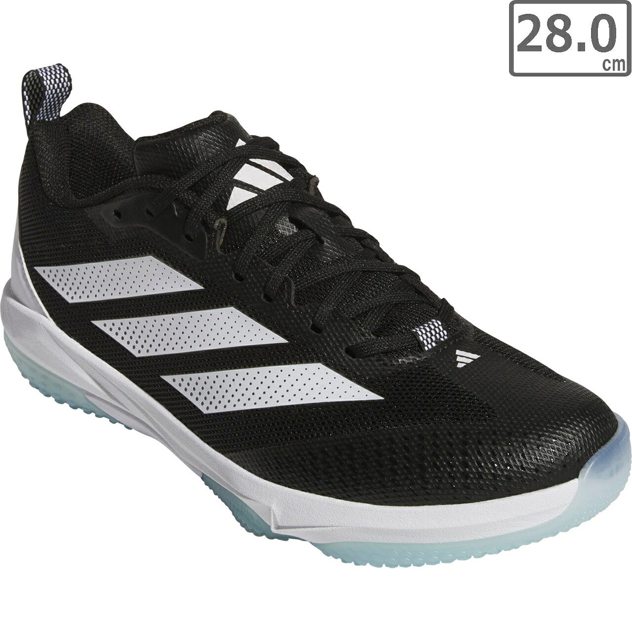 adidas アディダス 【メンズ】アディゼロ インパクト 2.0 ターフ / Adizero Impact 2.0 Turf JH6743 【28.0cm】 【コアブラック/フットウェアホワイト/フットウェアホワイト】