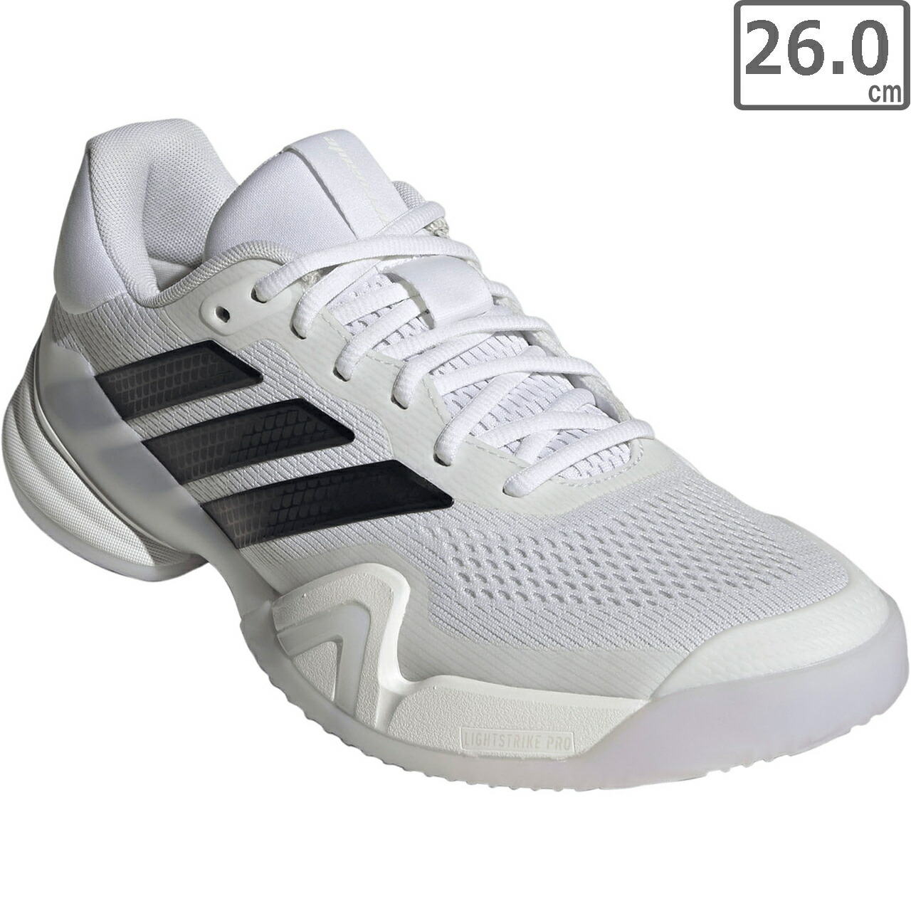 adidas アディダス 【メンズ】バリケード 14 テニス / Barricade 14 Tennis KI3438 【26.0cm】 【フットウェアホワイト/コアブラック/フットウェアホワイト】｜エムスタ