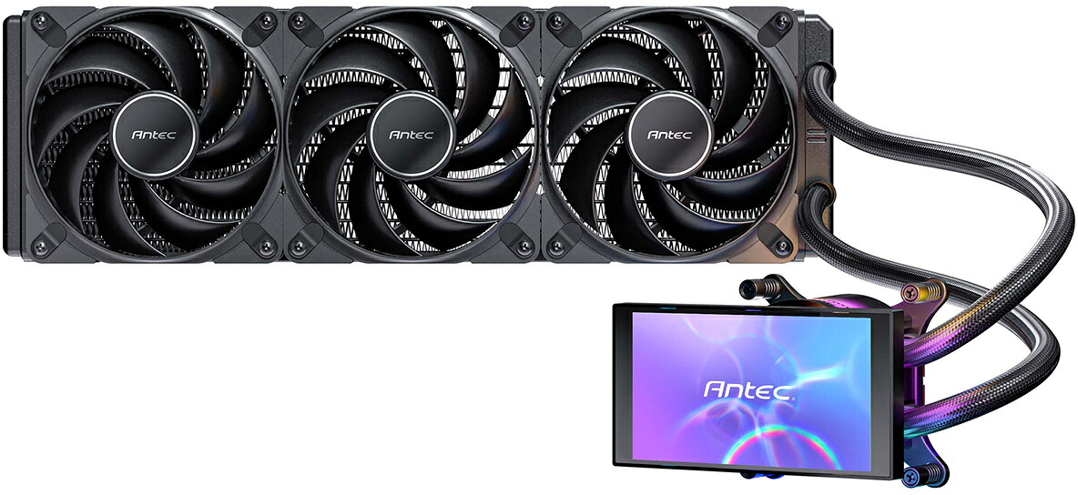 Antec アンテック 360°回転させる能力のあるな5inIPS見せびらかす積み上げる水冷一体型社会的単位 Vortex View 360