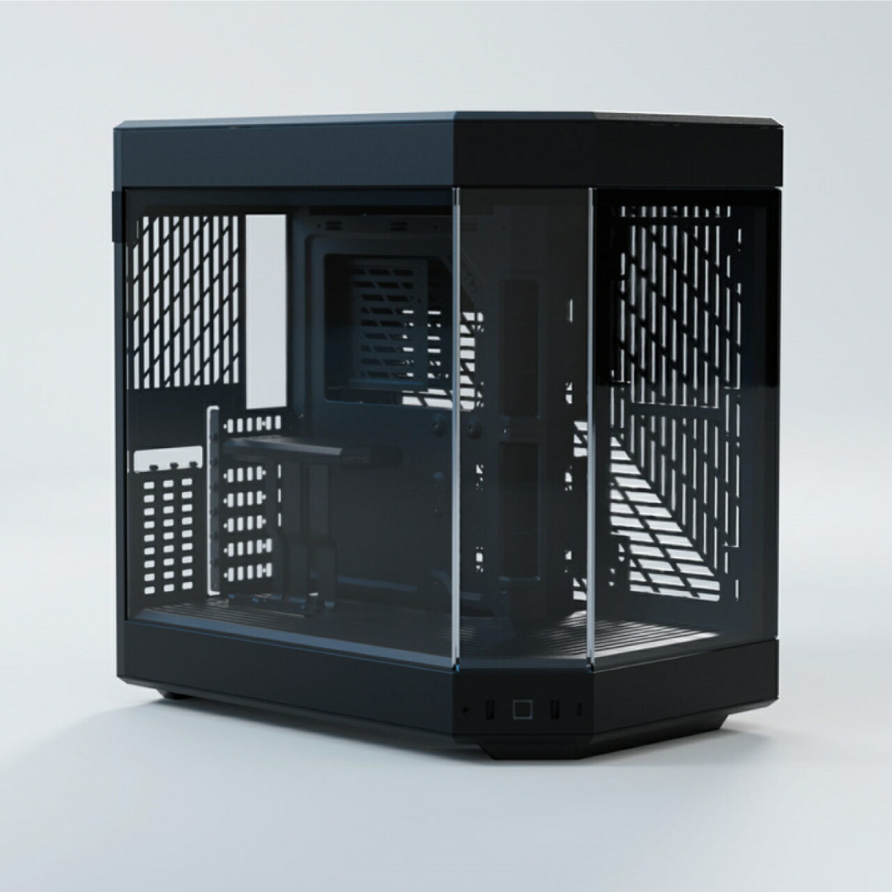 HYTE ピラーレス式パノラマガラス搭載PCケース ブラック Y60 Black
