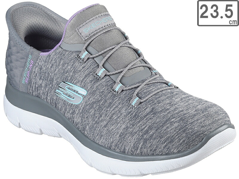 SKECHERS スケッチャーズ 【レディース】スリップインズ サミッツ ダズリング ヘイズ 【23.5cm】【グレー/マルチ】149937W｜エムスタ