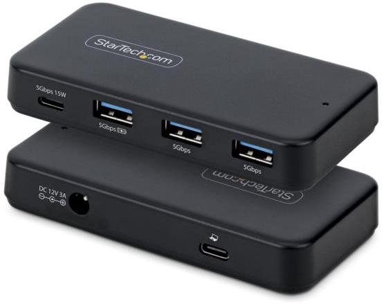 StarTech.com USB-Cこしき/C/A両相応う/4界面/1x Type-C+3x Type-A/5Gbps/セルフ力強さ/ワット数アダプター付 311NA-USB-HUB