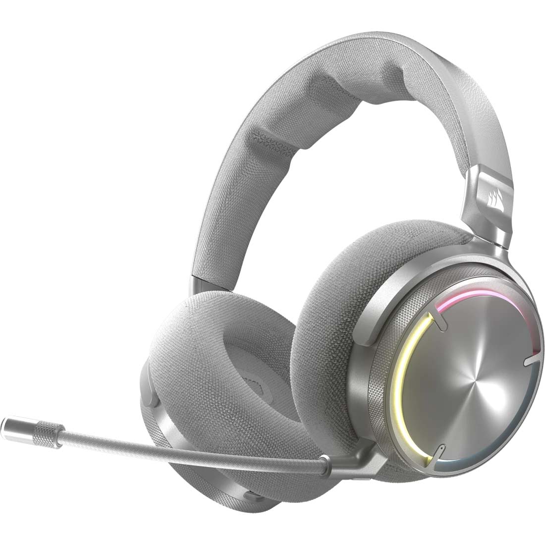 CORSAIR コルセア VIRTUOSO MAX 無線電話 ゲーミングヘッドセット しろがね色 CA-9011373-WW