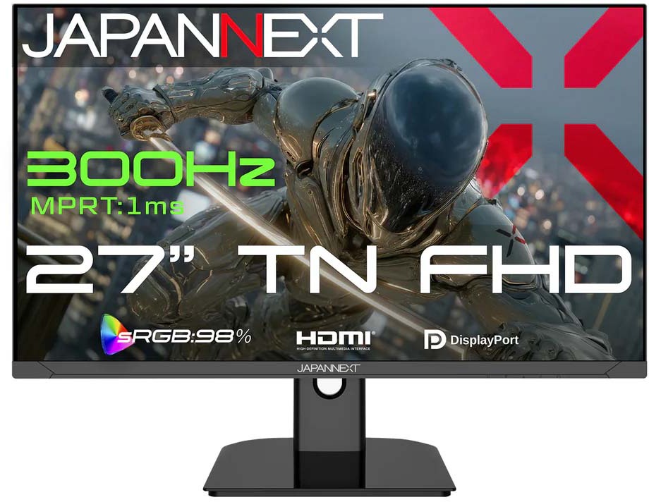 JAPANNEXT ジャパンネクスト 盛りだくさん固定ディスク相応う 27型ゲーミング液晶見せびらかす/HDMI×2、DP×2/金棒引き/2年引き受ける JN-T27G300F 単品買いもとめるのみ可（区別不能商いものであれば複数形買いもとめる可） クレディットカード 必要経費取り替えっこ決済のみ