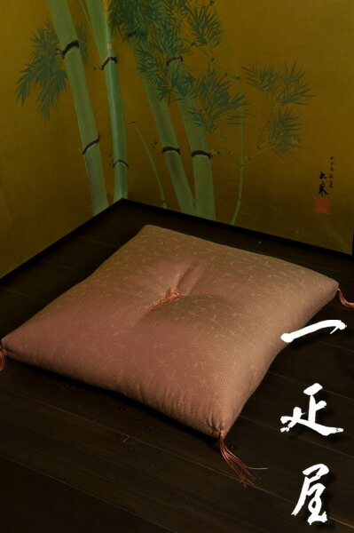 緞子 ( 氷割紋 ひわれもん )座布団 59×63cm ※八端判|座布団の一疋屋