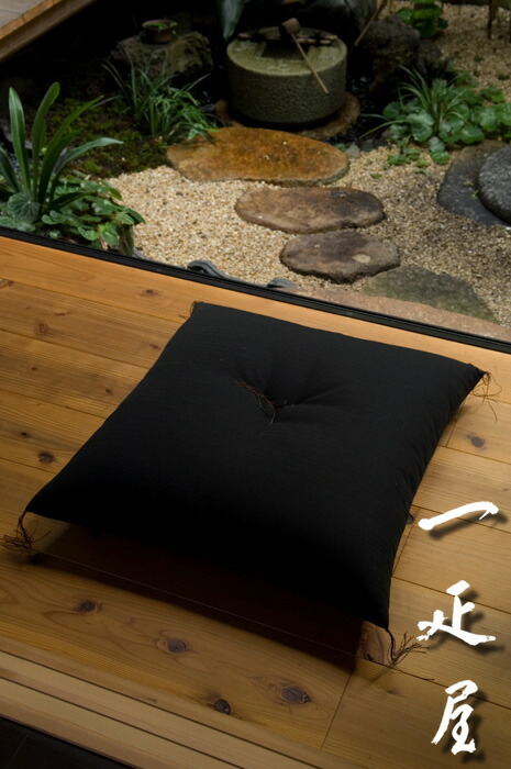 おによめ 座布団10枚セット　正絹紬　① black_main.jpg