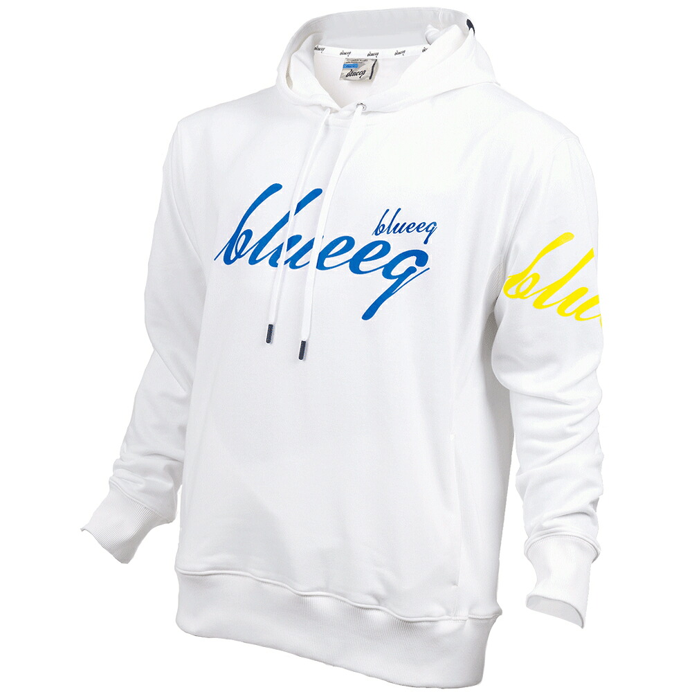 blueeq(ブルイク)　TECH HOODY PULLOVER-SCRIPT LOGO X Anniversary　BQAJ-00006WT, 00010BK, WHITE, BLACK, NAVY｜M2_markets